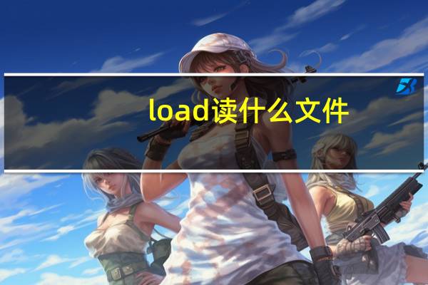 load读什么文件