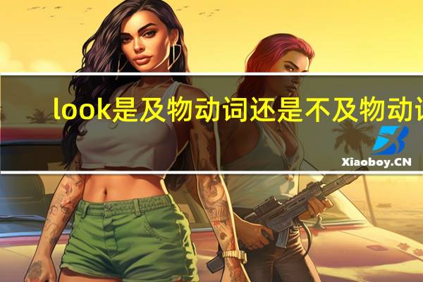 look是及物动词还是不及物动词
