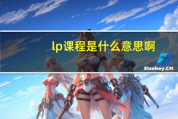 lp课程是什么意思啊