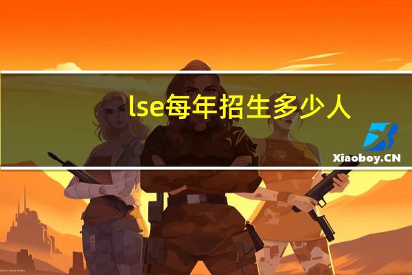 lse每年招生多少人
