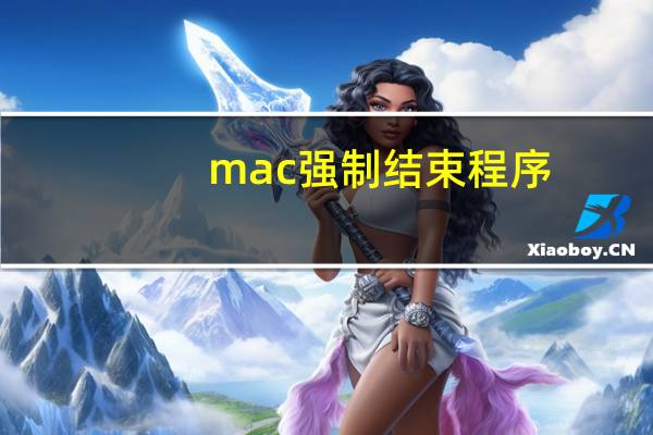 mac强制结束程序