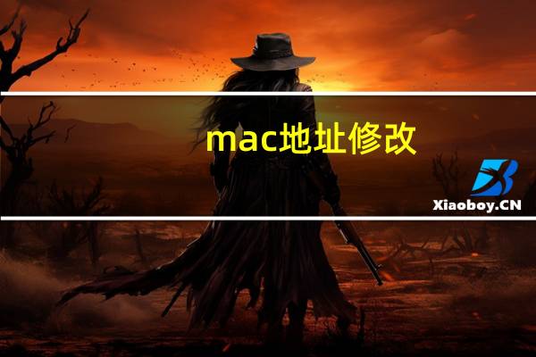 mac地址修改（mac地址修改）