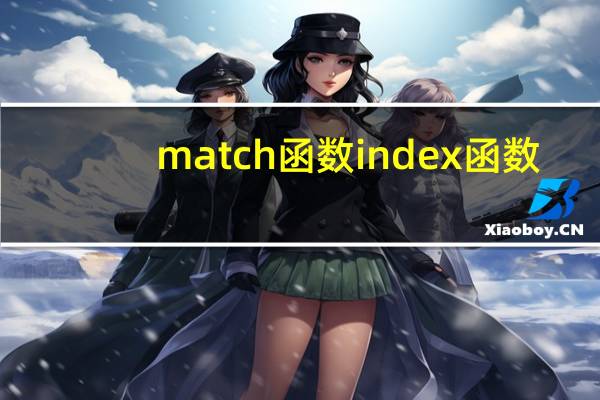 match函数index函数（index match函数用法）