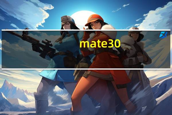 mate30（pro）