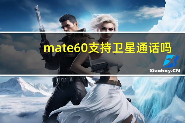 mate60支持卫星通话吗