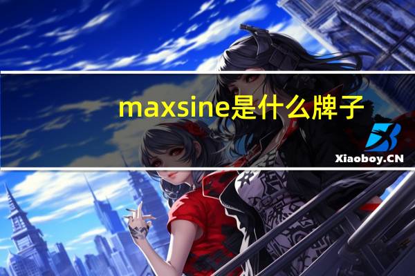 maxsine是什么牌子