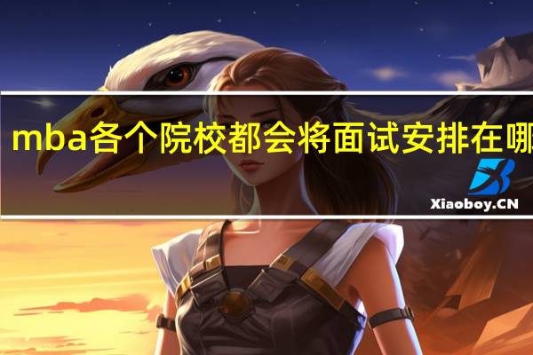 mba各个院校都会将面试安排在哪进行