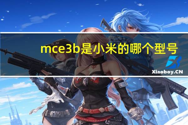 mce3b是小米的哪个型号