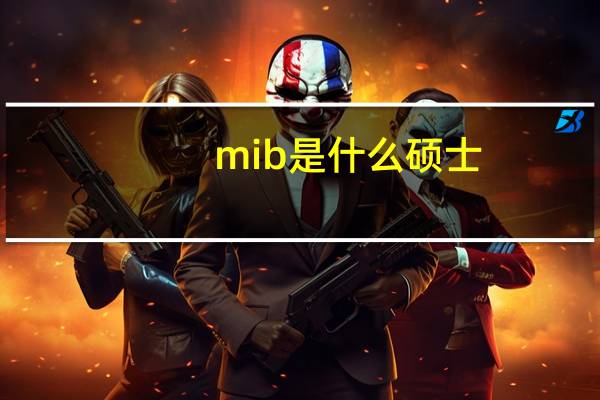 mib是什么硕士