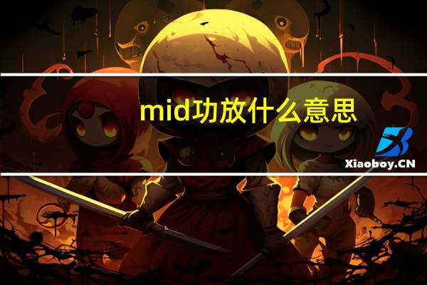mid功放什么意思