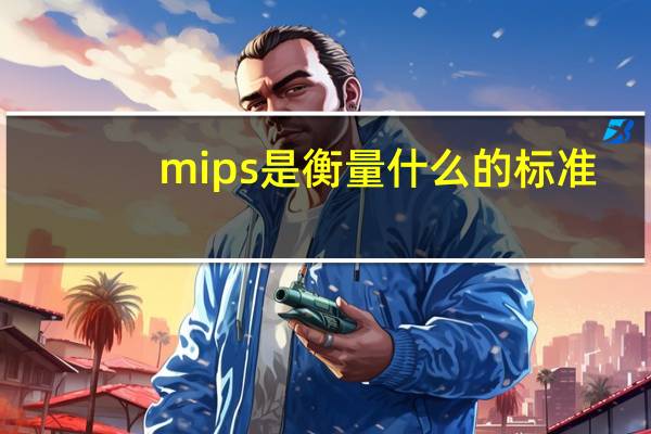 mips是衡量什么的标准