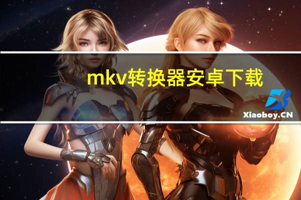mkv转换器安卓下载（mkv转换器）