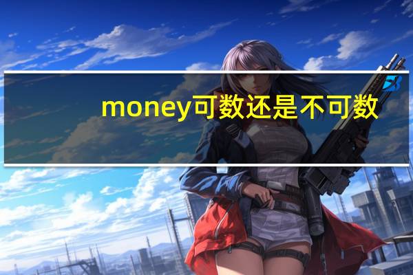 money可数还是不可数