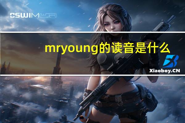 mr young的读音是什么