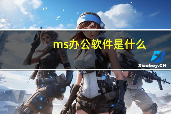 ms办公软件是什么