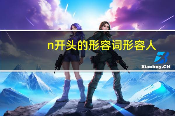 n开头的形容词 形容人