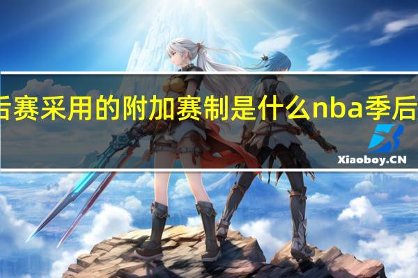 nba季后赛采用的附加赛制是什么 nba季后赛第一轮赛制