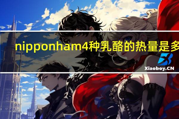 nipponham 4种乳酪的热量是多少