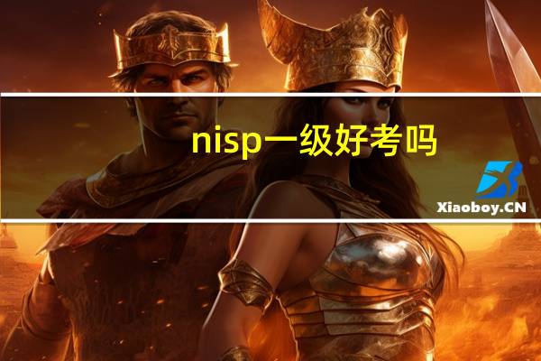 nisp一级好考吗
