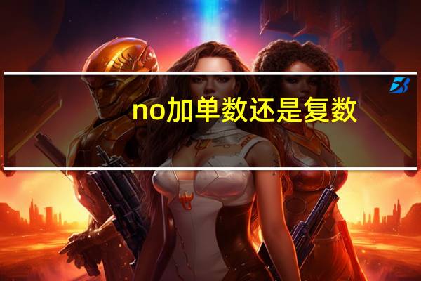 no加单数还是复数