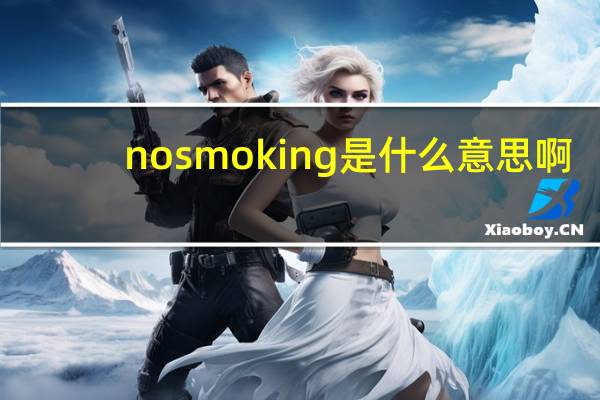 no smoking是什么意思啊（no smoking是什么意思）