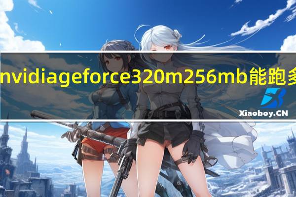 nvidia geforce 320m 256mb能跑多少分