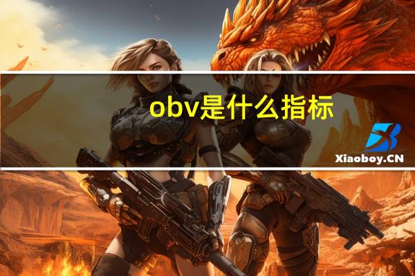 obv是什么指标