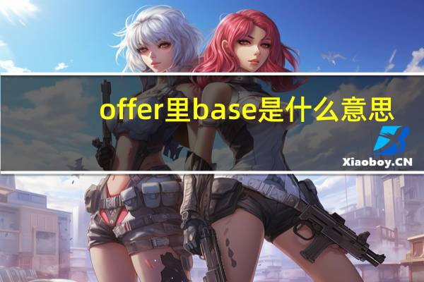 offer里base是什么意思