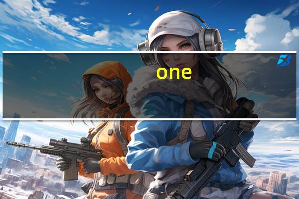 one...the other的例句