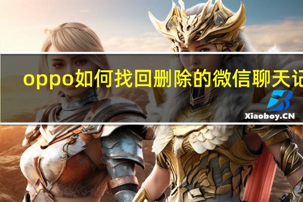 oppo如何找回删除的微信聊天记录（如何找回删除的微信聊天记录）