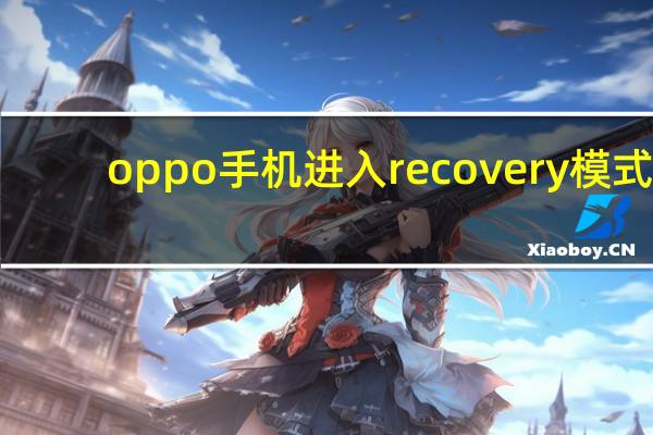 oppo手机进入recovery模式（手机进入recovery模式）