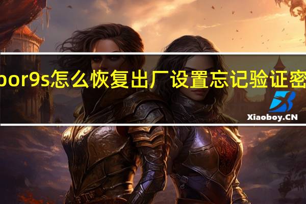 oppor9s怎么恢复出厂设置忘记验证密码怎么办（oppor9s怎么恢复出厂设置）