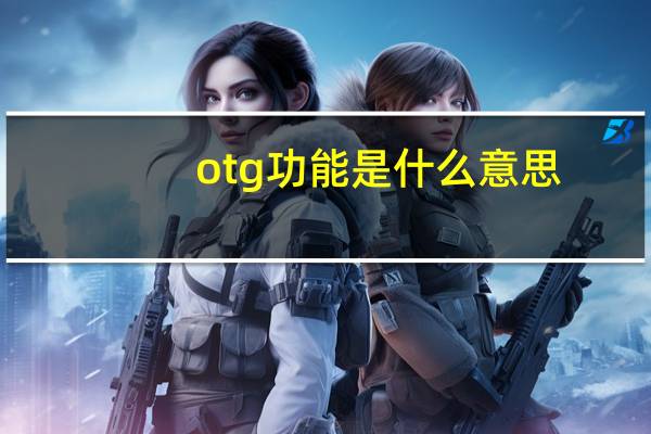 otg功能是什么意思