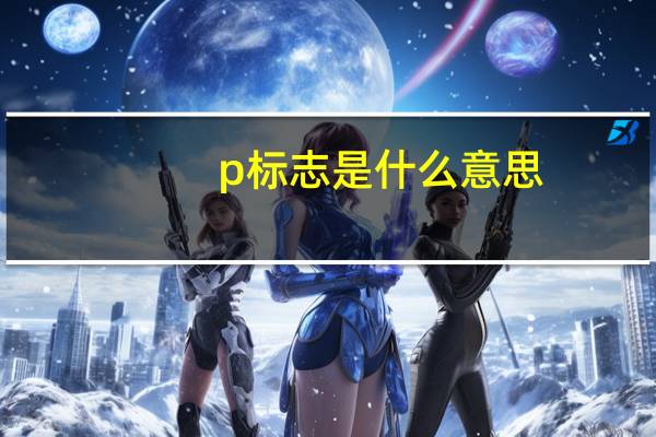 p标志是什么意思