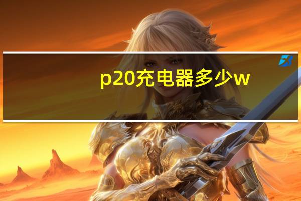 p20充电器多少w