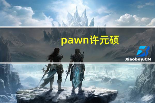 pawn许元硕（许元硕简介）