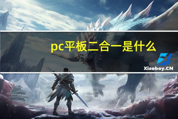 pc平板二合一是什么