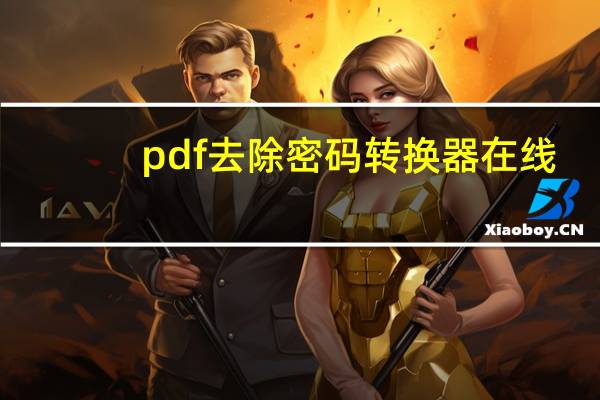 pdf去除密码转换器在线（pdf去除密码）