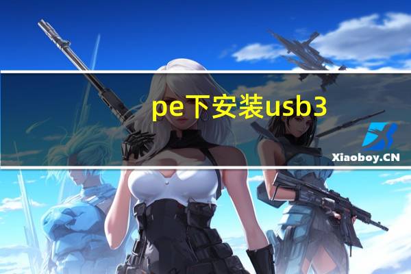 pe下安装usb3.0驱动工具 V1.0 最新免费版(pe下安装usb3.0驱动工具 V1.0 最新免费版功能简介)