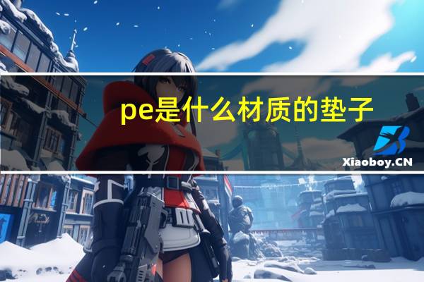 pe是什么材质的垫子（PE是什么材质）