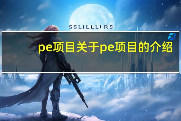pe项目 关于pe项目的介绍