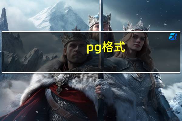 pg格式