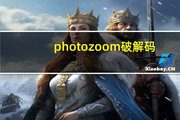 photozoom破解码（photozoom激活码）