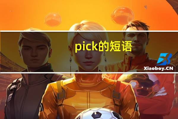 pick的短语