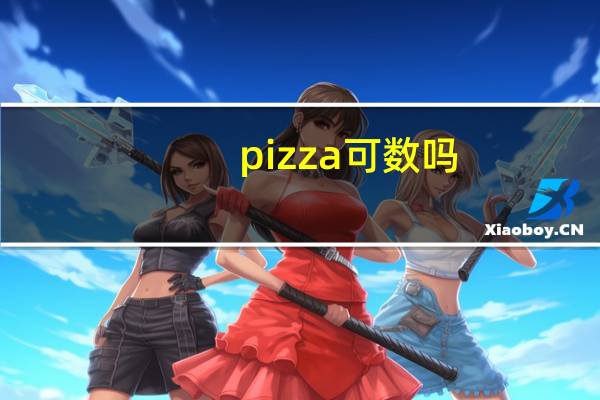pizza可数吗