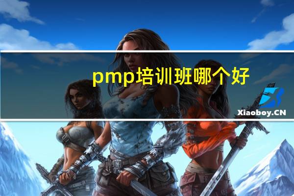 pmp培训班哪个好
