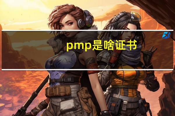 pmp是啥证书