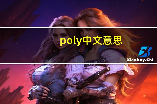 poly中文意思（poly是什么意思）
