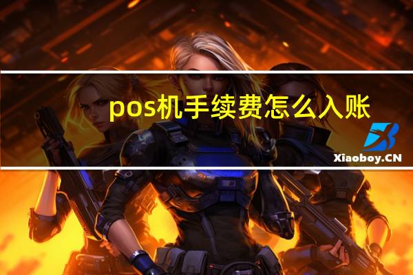 pos机手续费怎么入账（pos机手续费是多少）