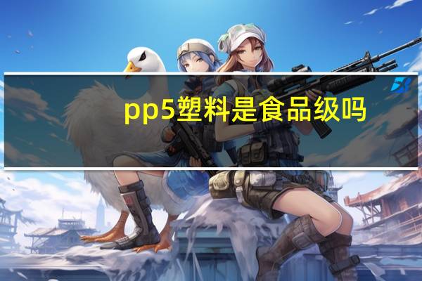 pp5塑料是食品级吗